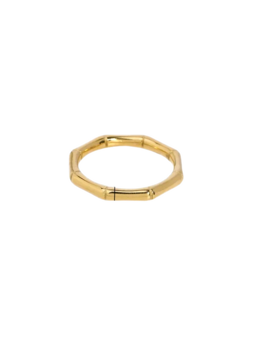 Gold Bamboo Ring